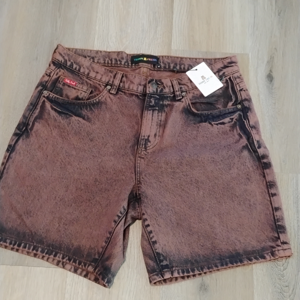 Teddy Fresh Brown Jean Shorts
